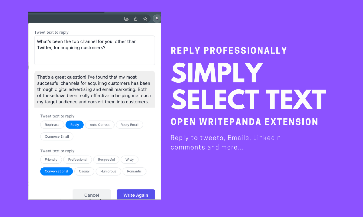Schrijf panda - Schrijf uw beste exemplaar gemakkelijk met AI - schrijf als een genie media 2
