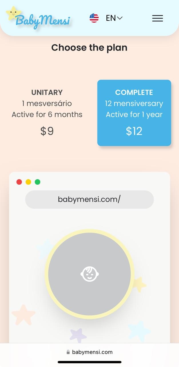 Media Babymensi - Buat laman web untuk bayi anda untuk meraikan bulan pertama 5