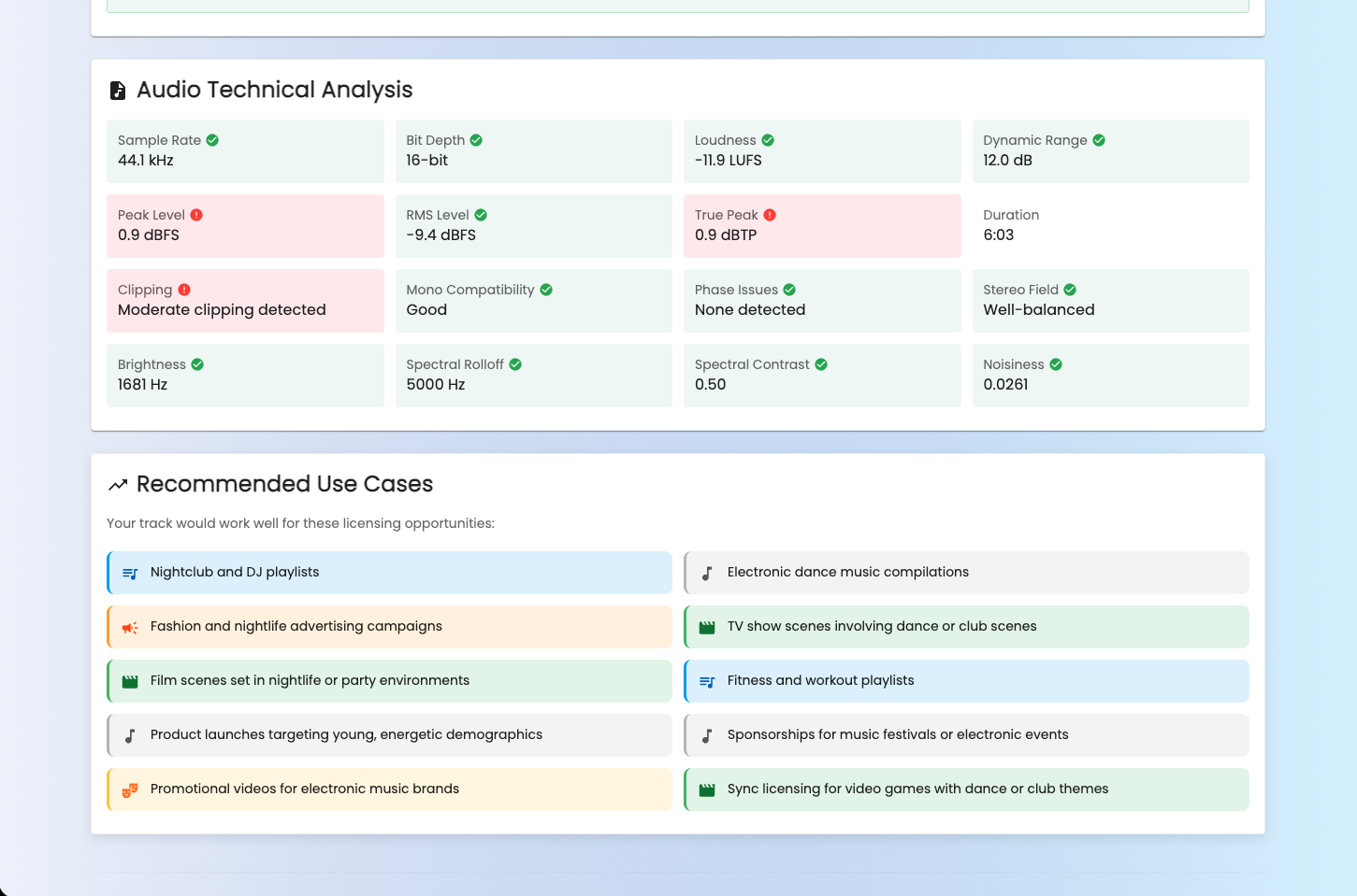 DropTrack Music Analyzer gallery image