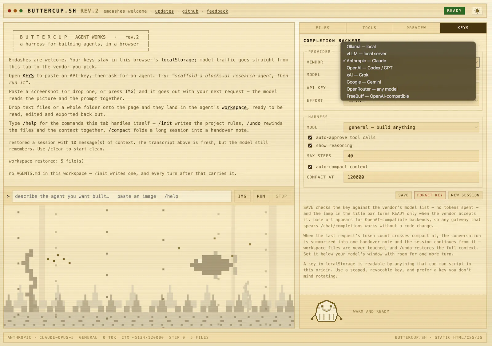 buttercup.sh screenshot 4