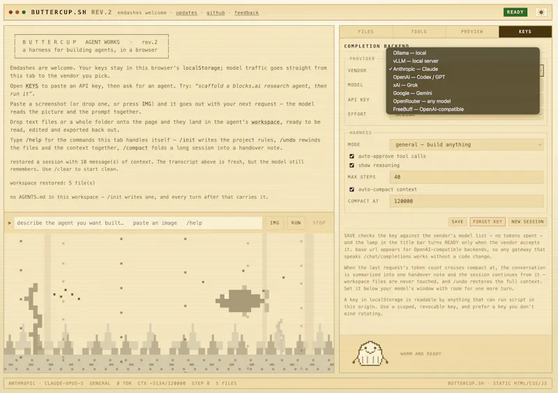 buttercup.sh screenshot 4