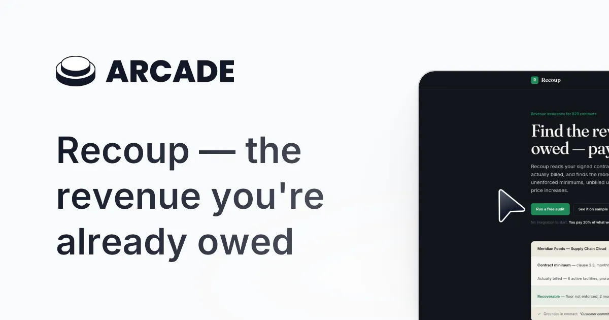 Recoup — the revenue you're already owed gallery image