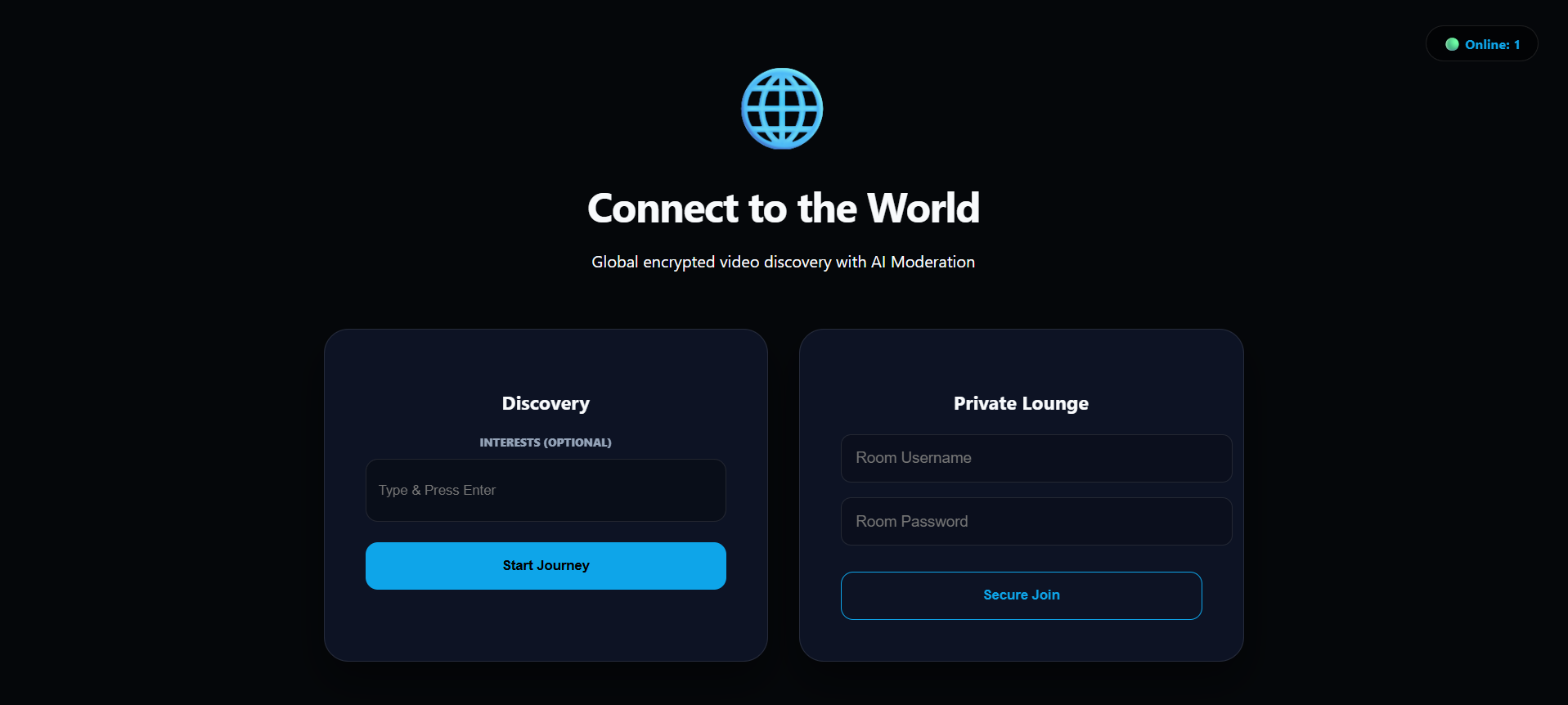 VChatlive - Product Hunt launch logo and brand identity