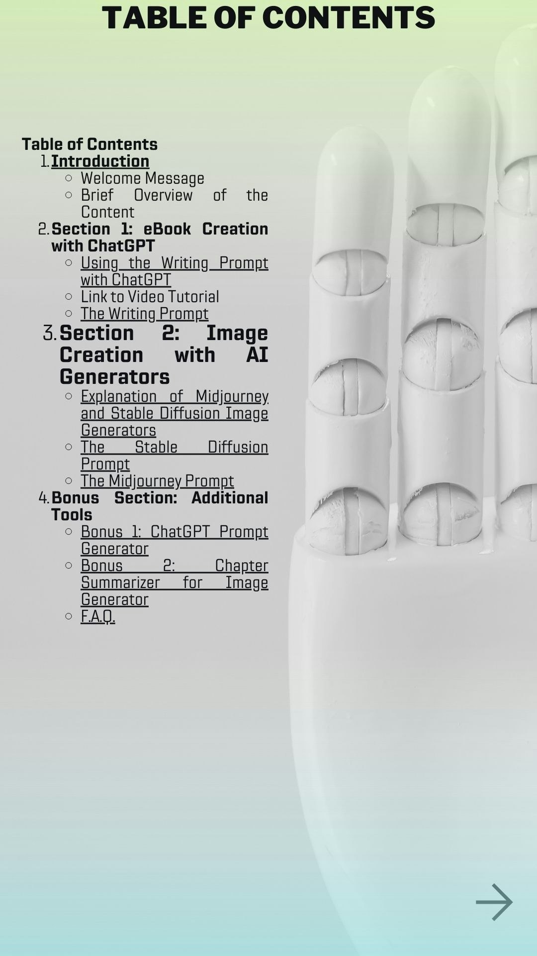 Mídia 4 de Prompt de redação e design de IA tudo-em-um.