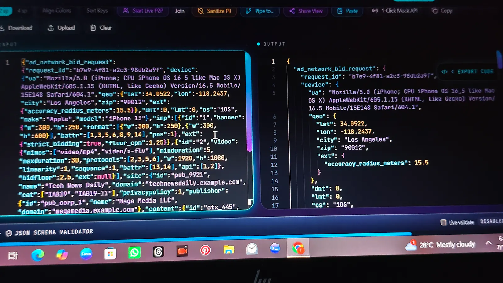 JSONFORGE screenshot 4