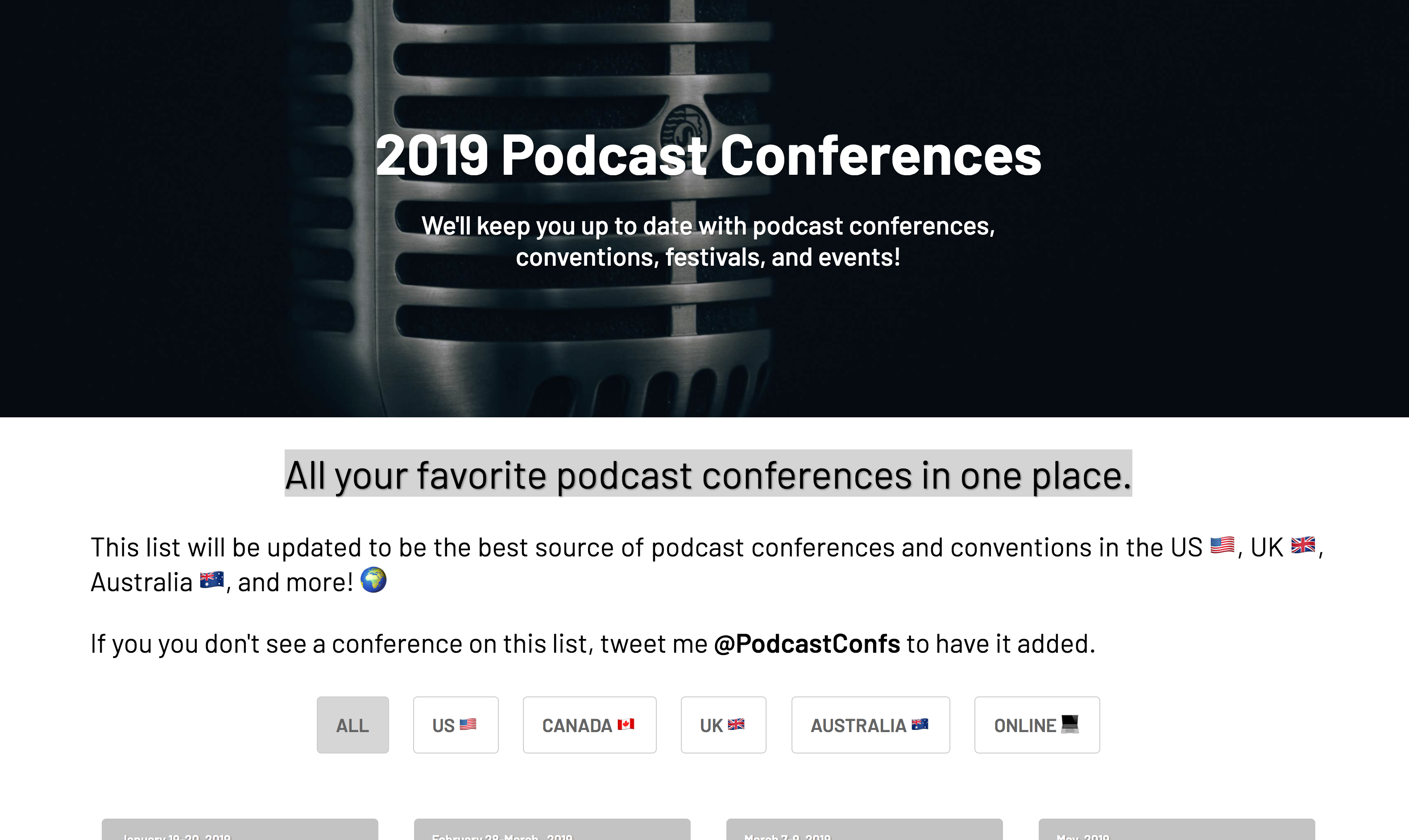 Podcast Conferences gallery image