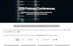 Podcast Conferences media 2