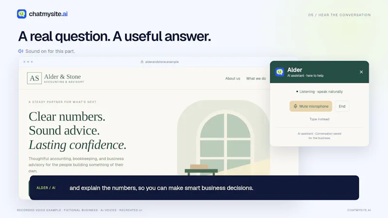 ChatMySite screenshot 3