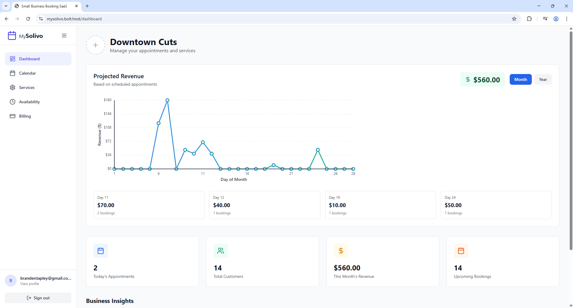 Small Business Booking SaaS gallery image
