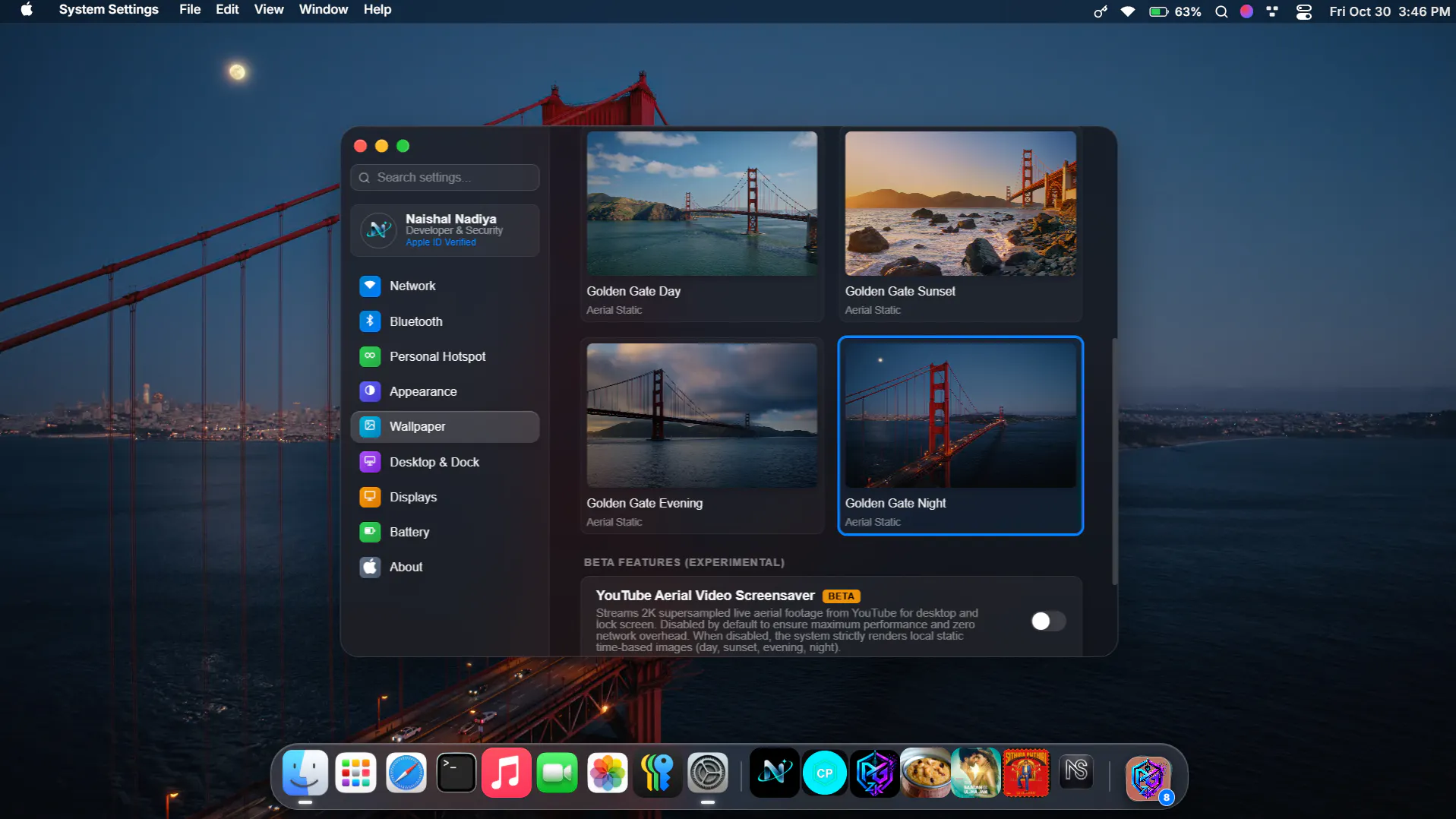 macOS Golden Gate Web OS gallery image