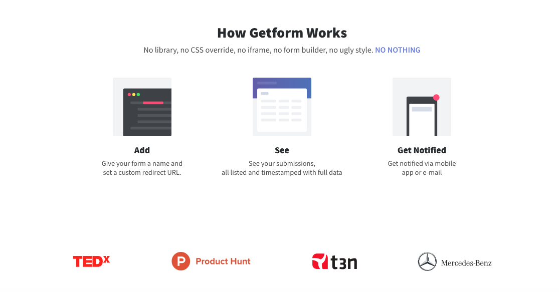 Getform 2.0 gallery image