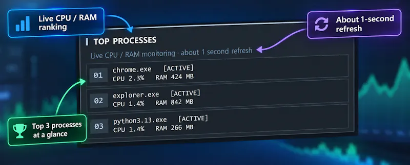 PCMonitor v1.3 screenshot 5
