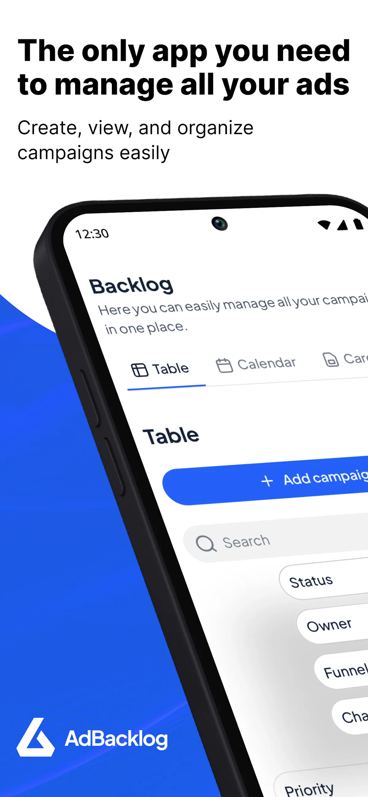 AdBacklog for Android
