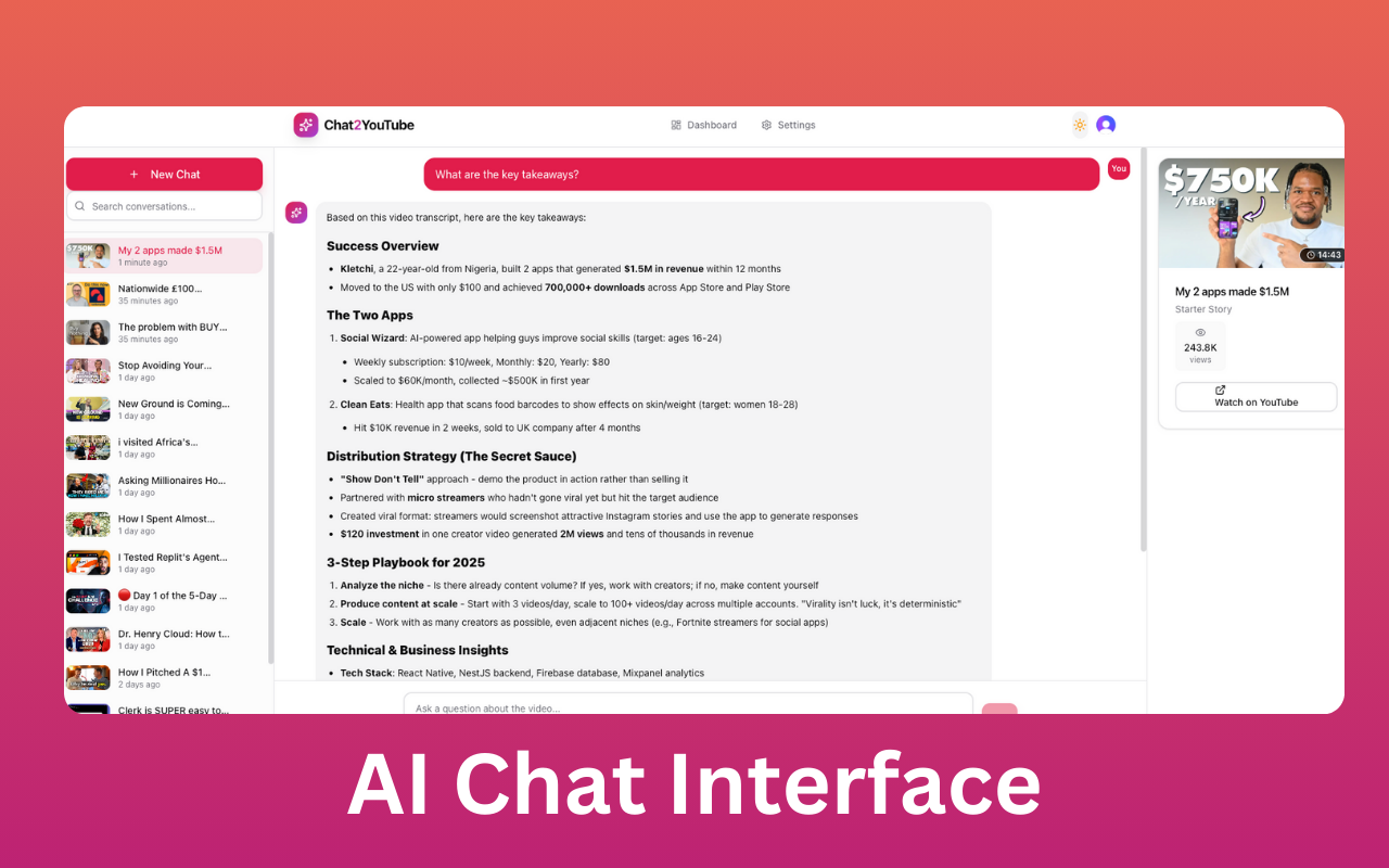 Chat2Youtube gallery image
