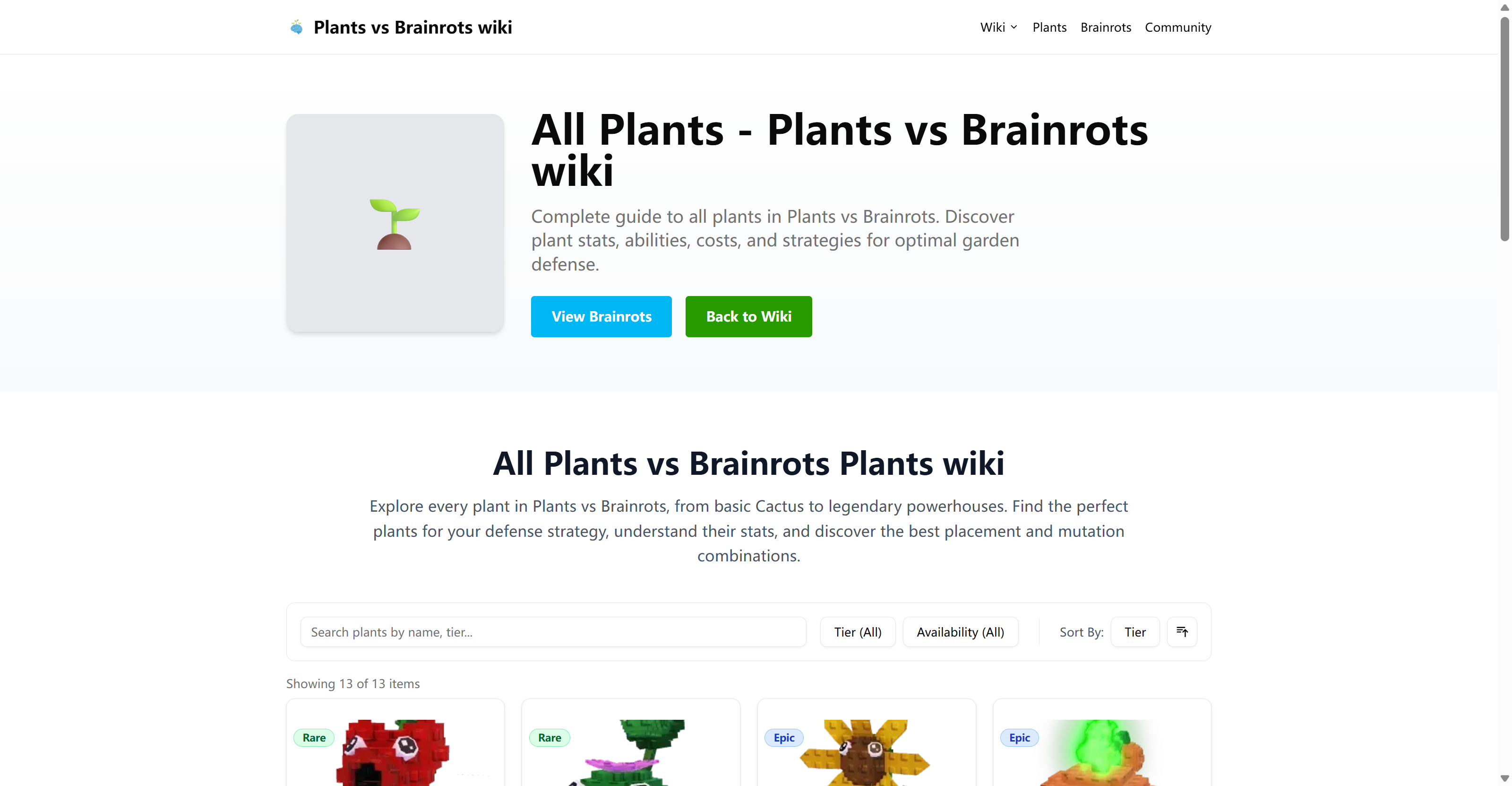 Média Plants vs Brainrots Wiki - Rebirth, fusion and codes guide 3
