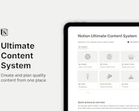 Notion Ultimate Content System media 1