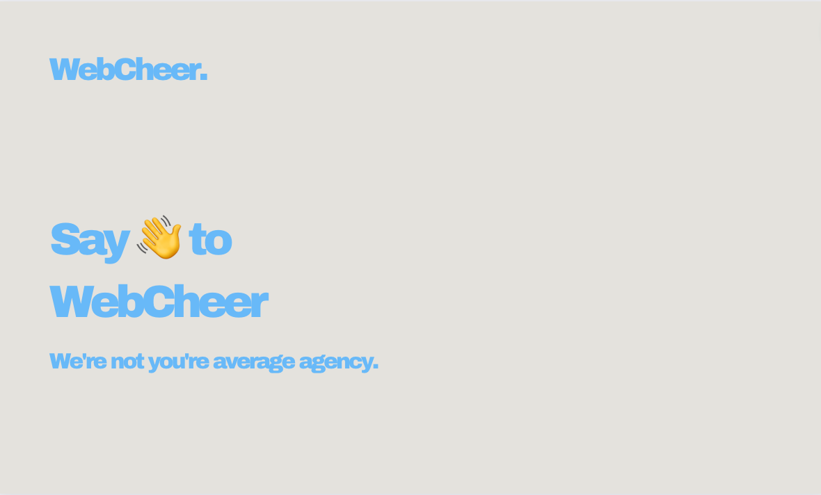 Webcheer - Bir yazılım geliştiricisi ajansı - ama ortalama bir tane değil medya 1