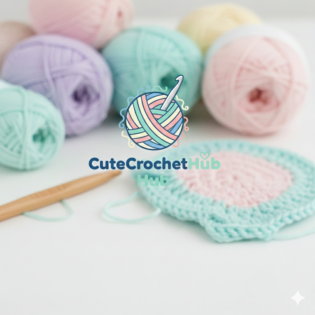 CuteCrochetHub - Product Hunt launch logo
