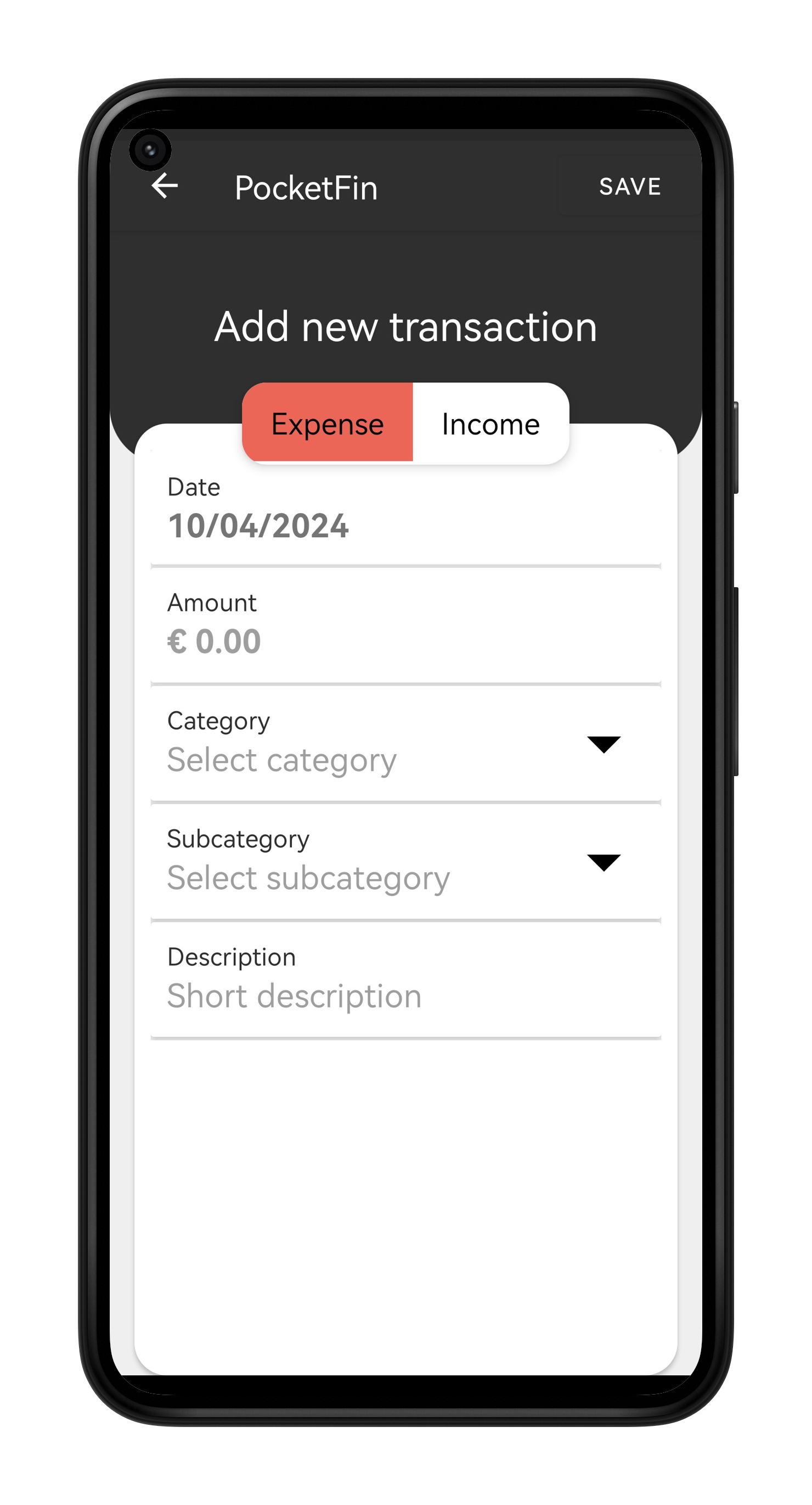 PocketFin: Money Manager - Beheer en volg uw uitgaven en inkomsten eenvoudig. media 3