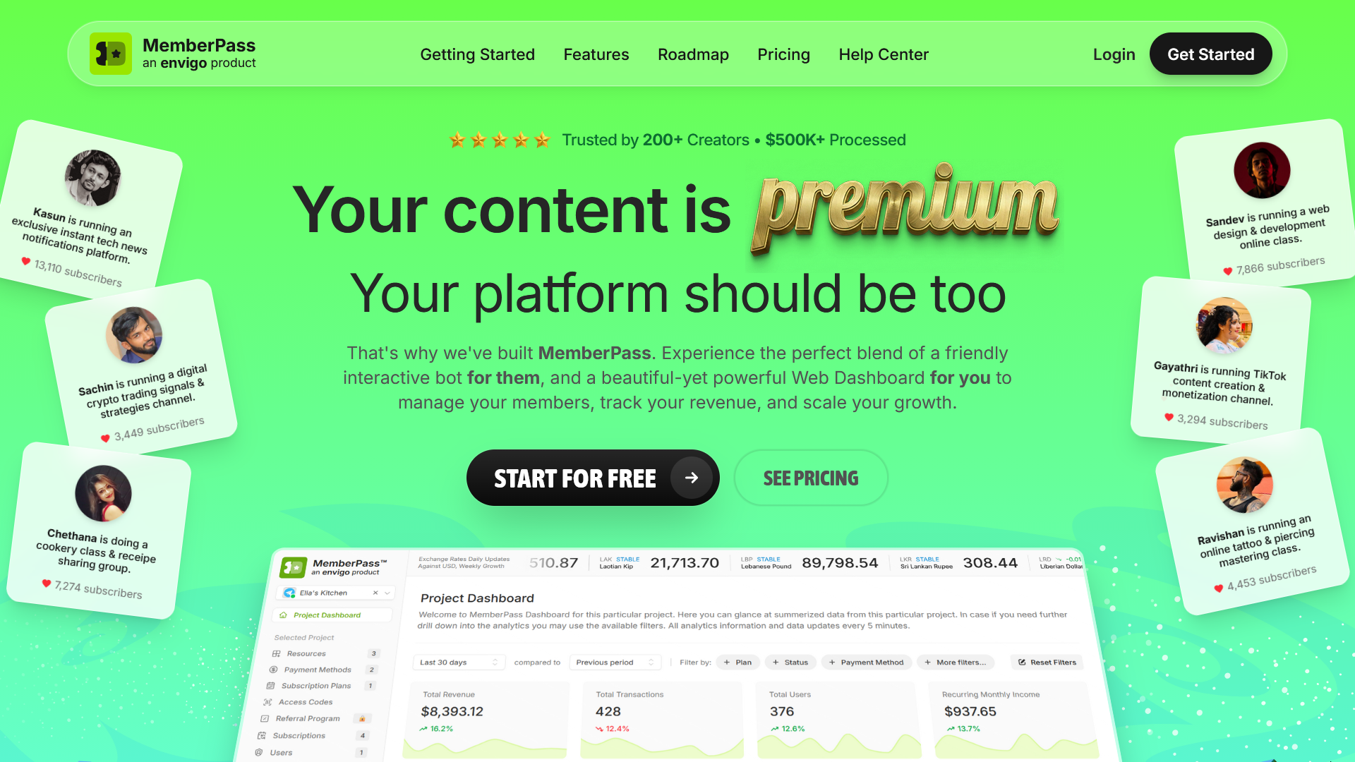 MemberPass - Main product screenshot demonstrating key features and user interface