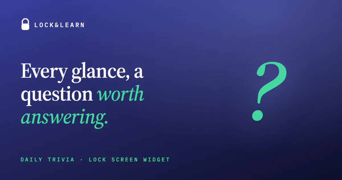 Lock&Learn Trivia gallery image