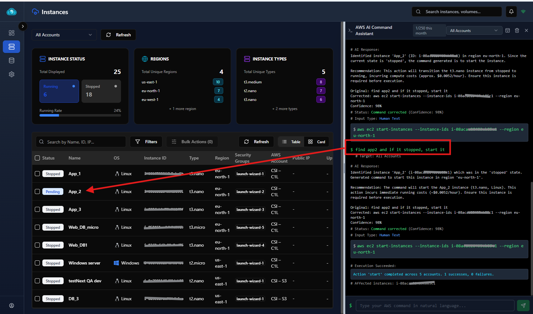 Cloud1.live - Main product screenshot demonstrating key features and user interface