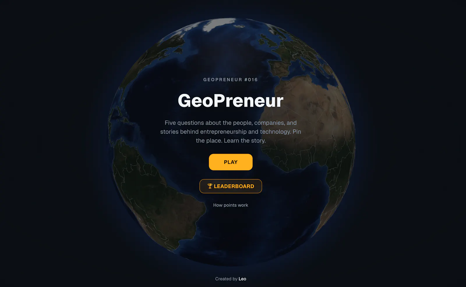 GeoPreneur screenshot 1