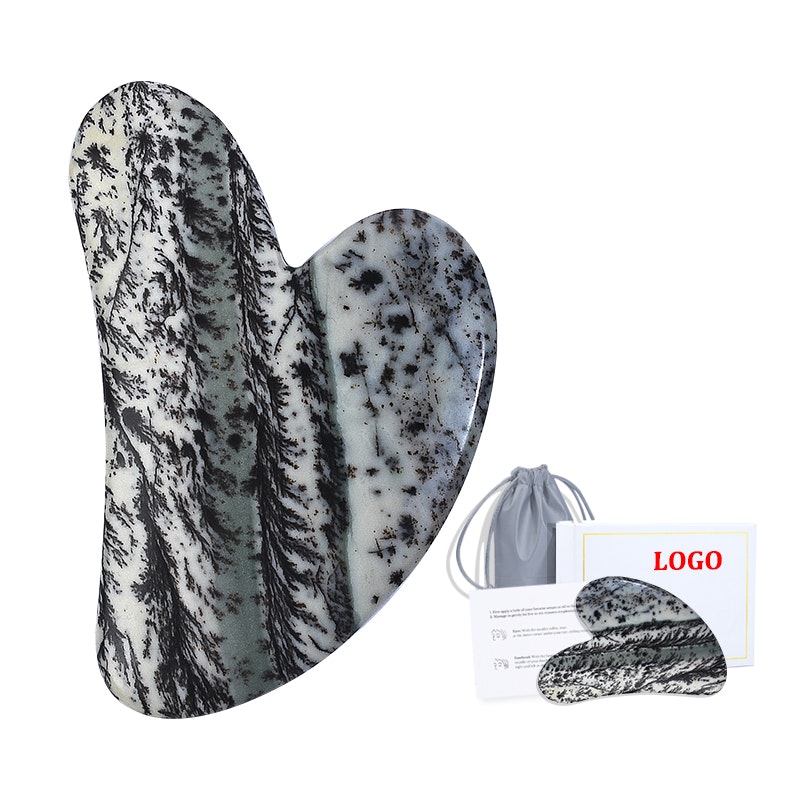 Stainless Steel Gua Sha with Face Roller gallery image