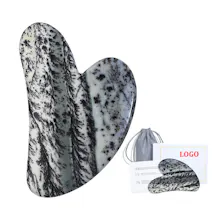 Stainless Steel Gua Sha with Face Roller gallery image