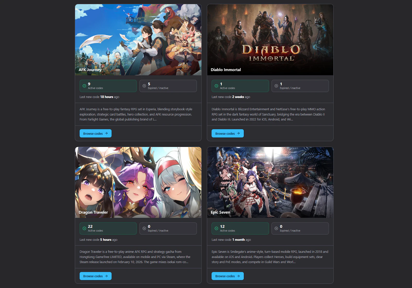 Gacha Redeem Codes Tracker screenshot 2