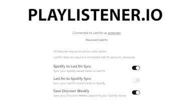 Playlistener gallery image