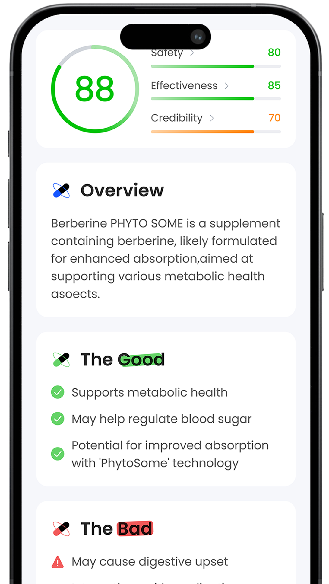 SuppScan - Screenshot 4 showing product features and functionality