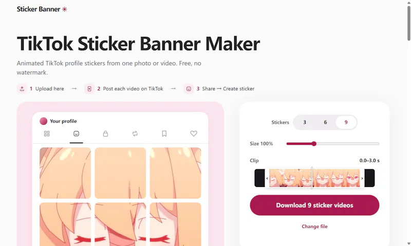 Sticker Banner screenshot 2