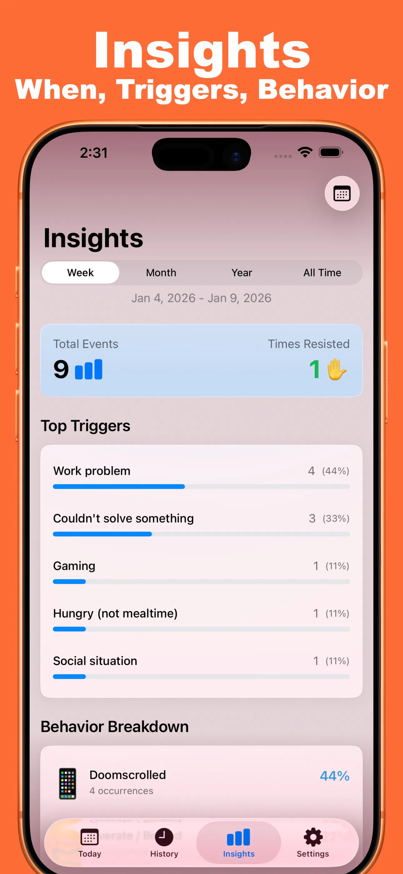 Behavior Tracker gallery image