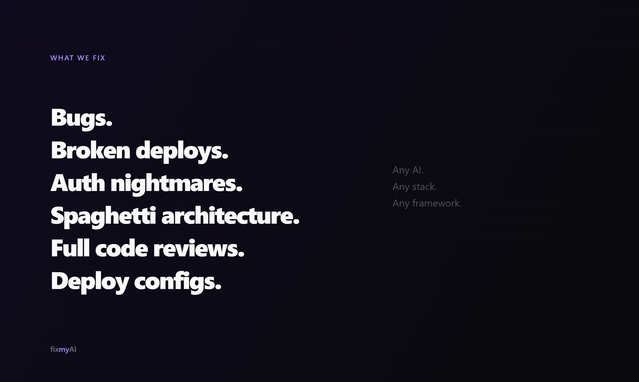 FixMyAI gallery image