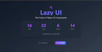 lazyui - A unique component library gallery image