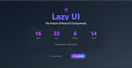 lazyui - A unique component library
