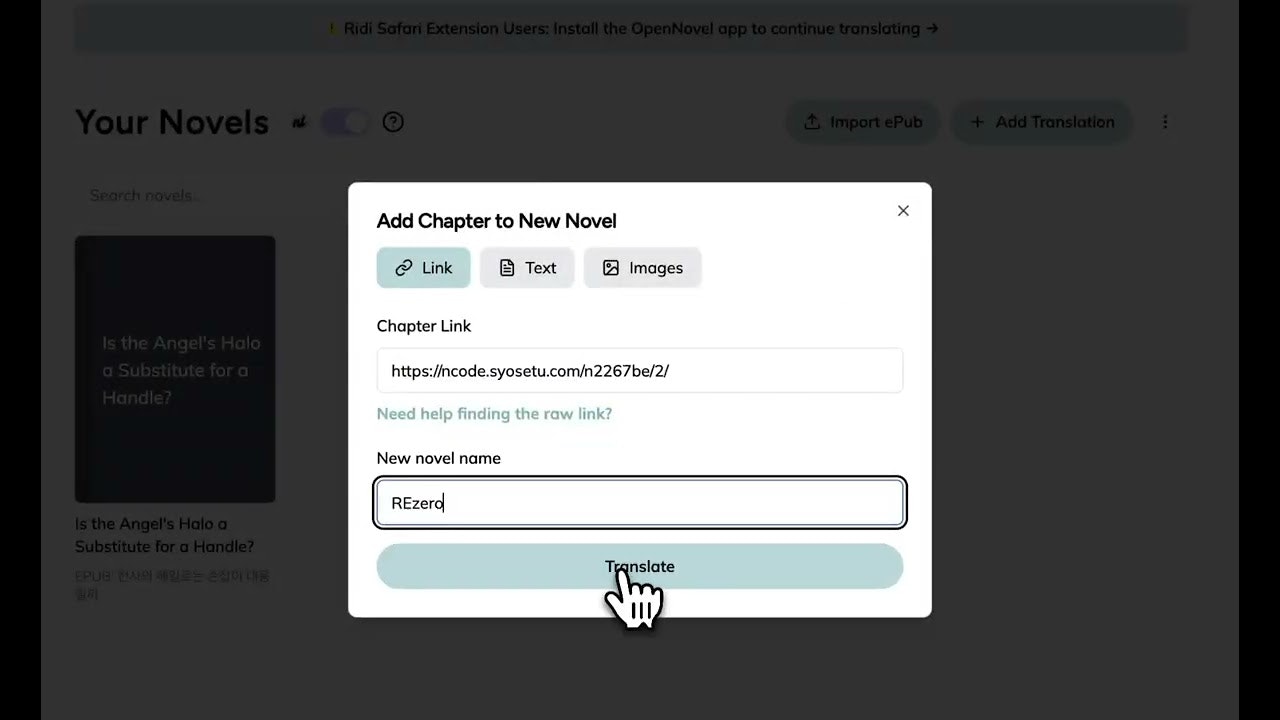 OpenNovel - AI Novel Translator gallery image