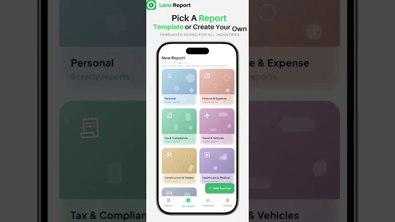 LensReport screenshot 1 (video preview)