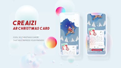 Creaizi AR Christmas Card gallery image