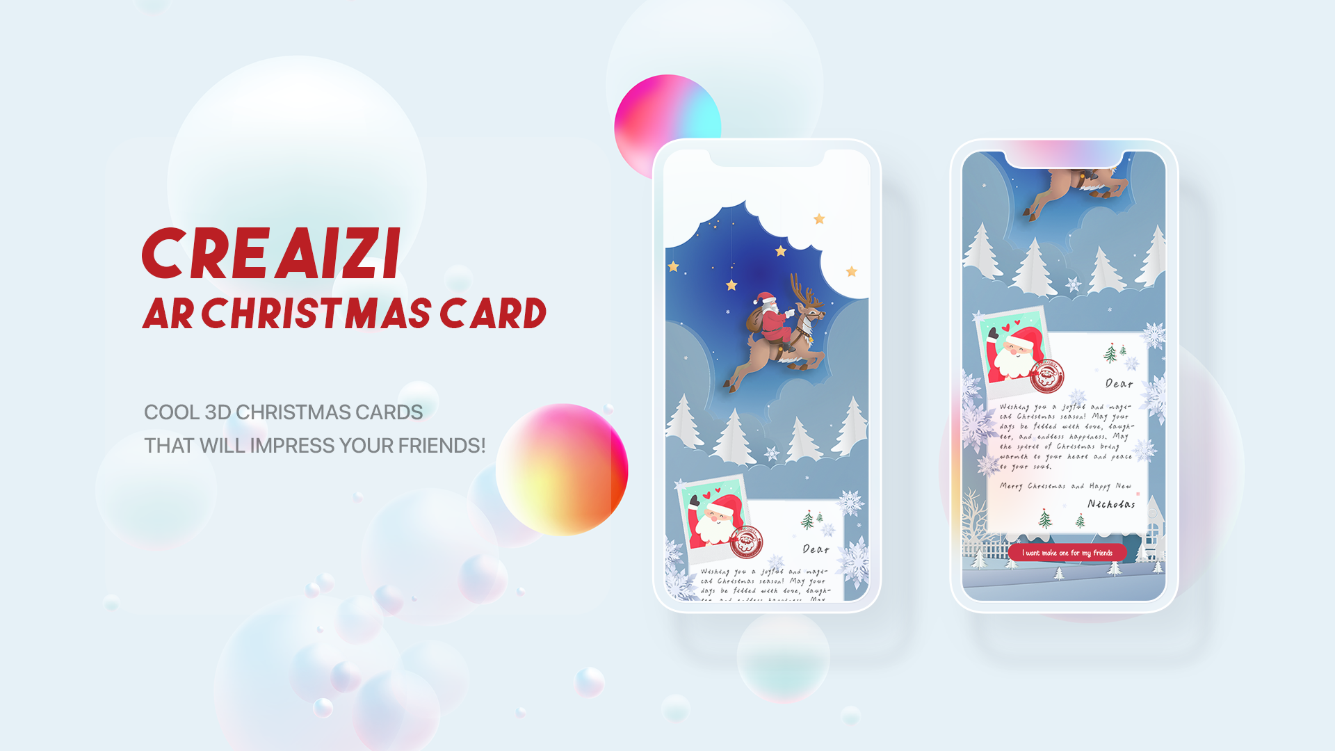 Tarjeta de navidad creaizi ar media 2