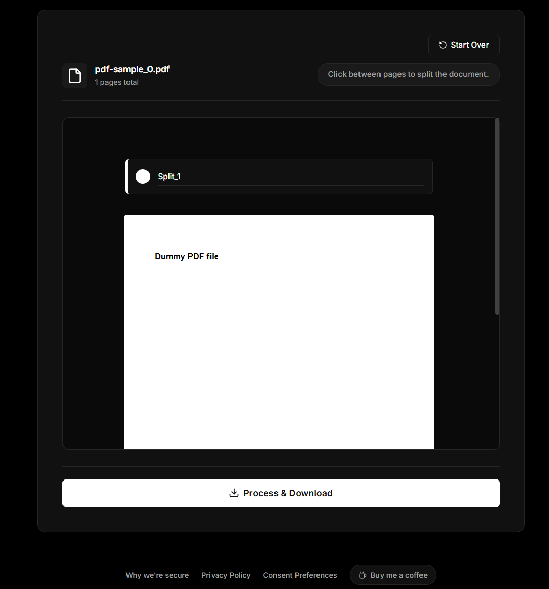 Split My PDF gallery image