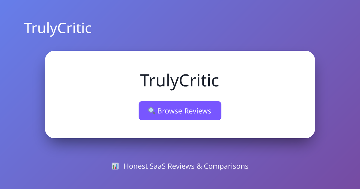 TrulyCritic gallery image