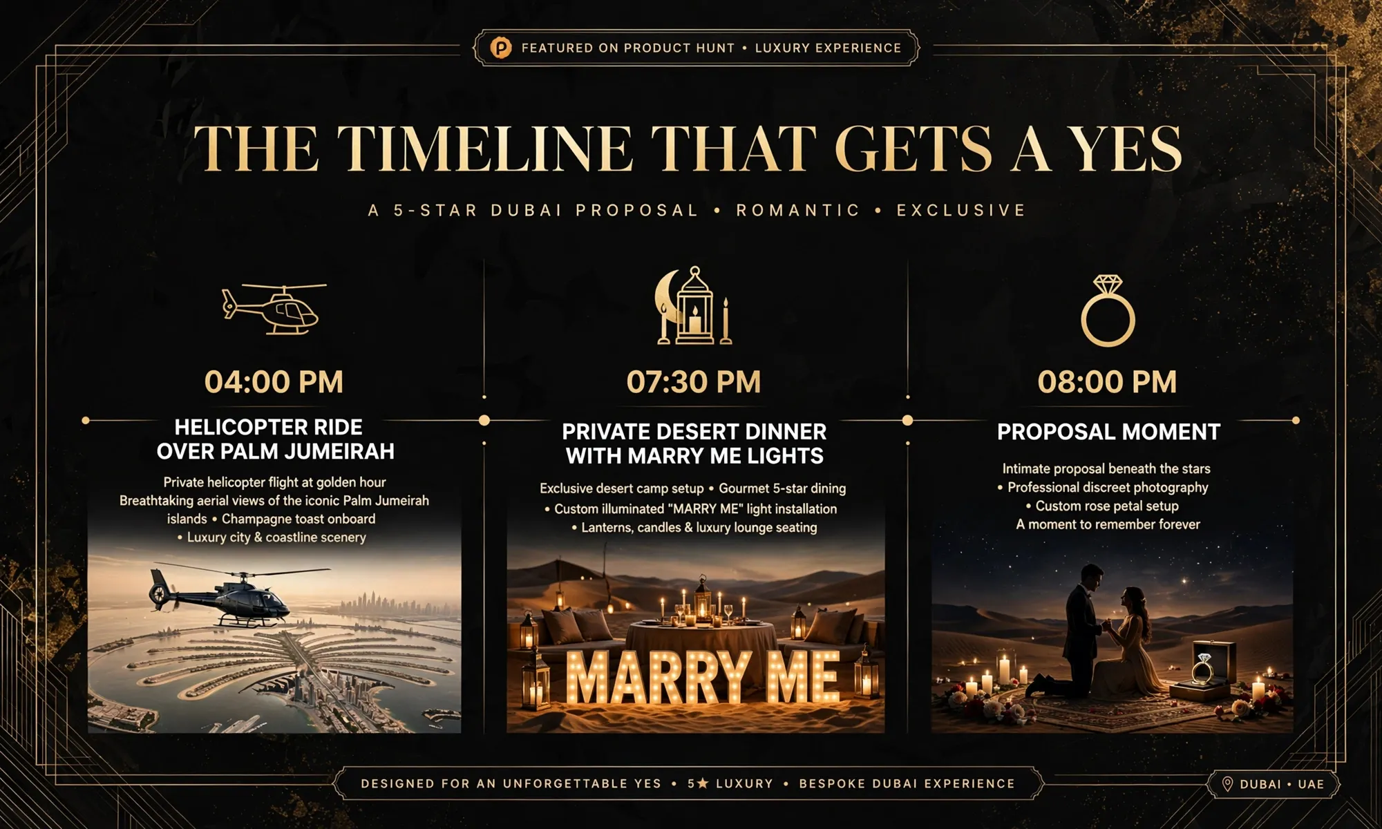 Dubai Luxury: 7-Star Proposal Itinerary gallery image