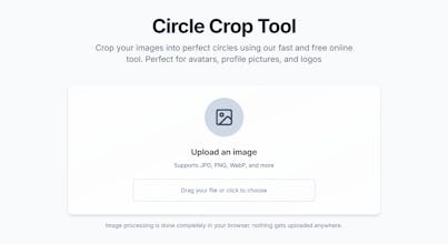 Circle Crop Tool gallery image