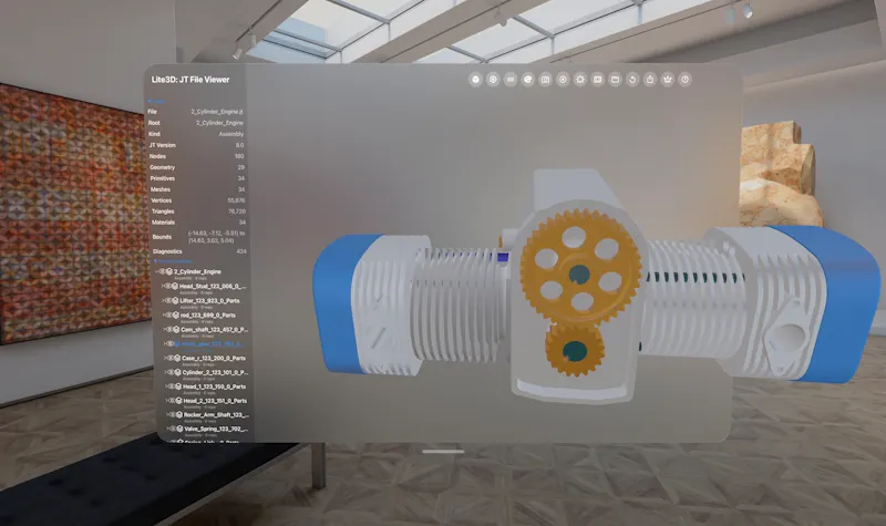 JT File Viewer screenshot 2