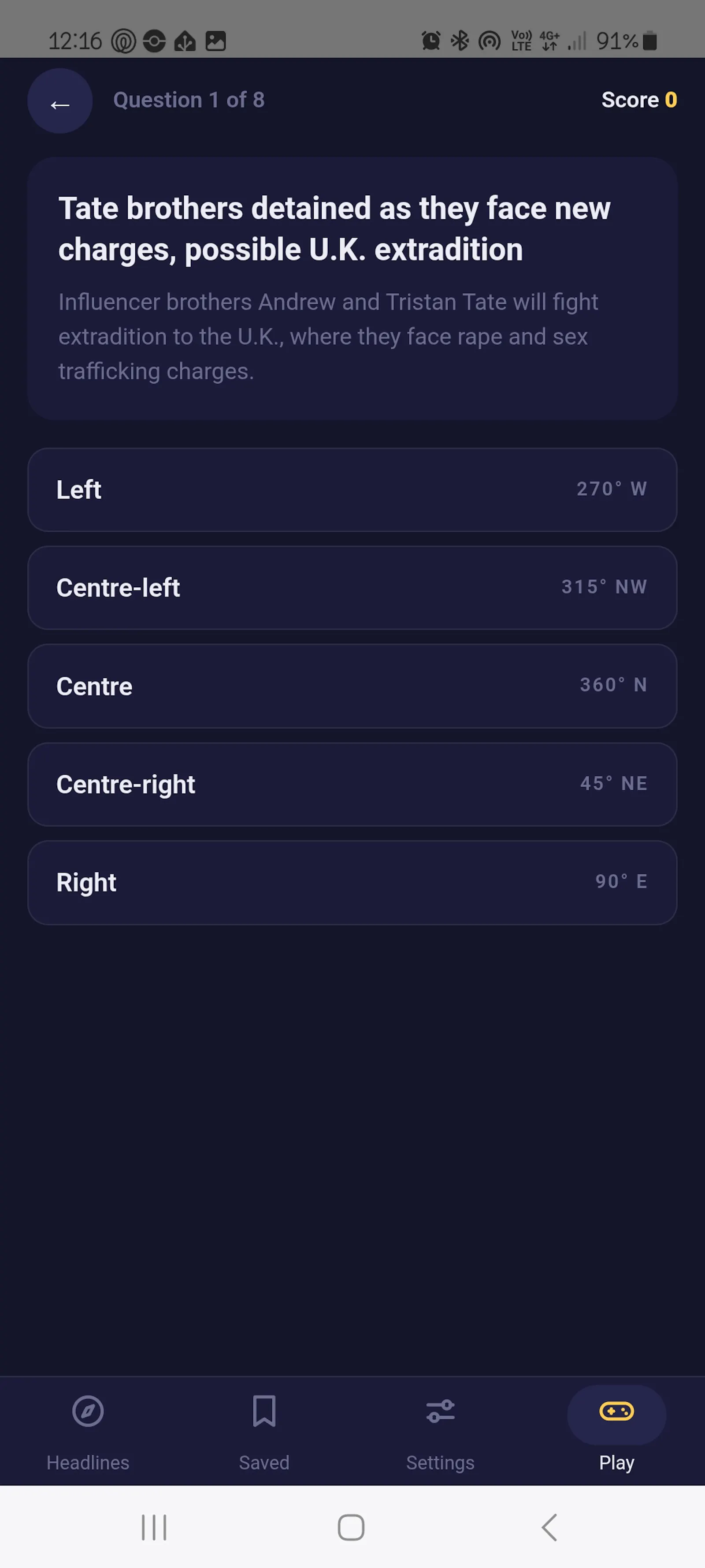 Compass World News screenshot 2