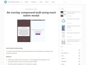 React Native Example gallery image