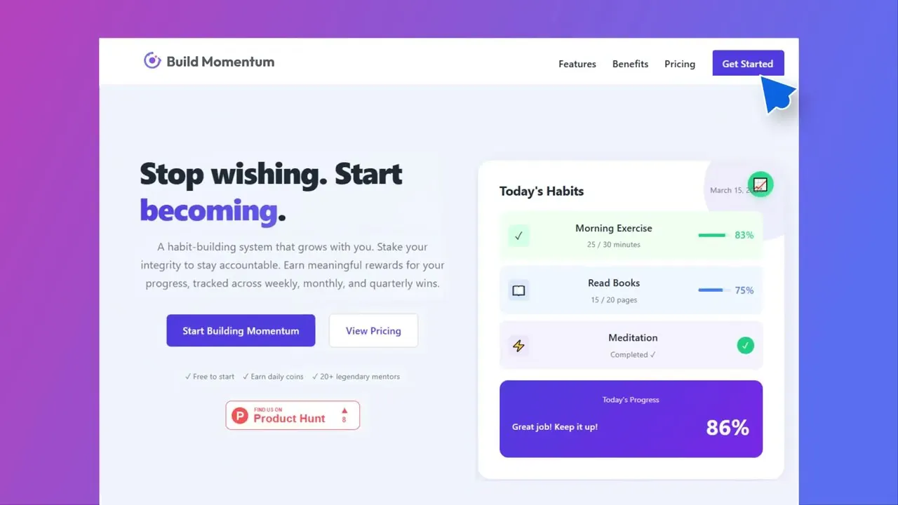 getbuildmomentum.com gallery image