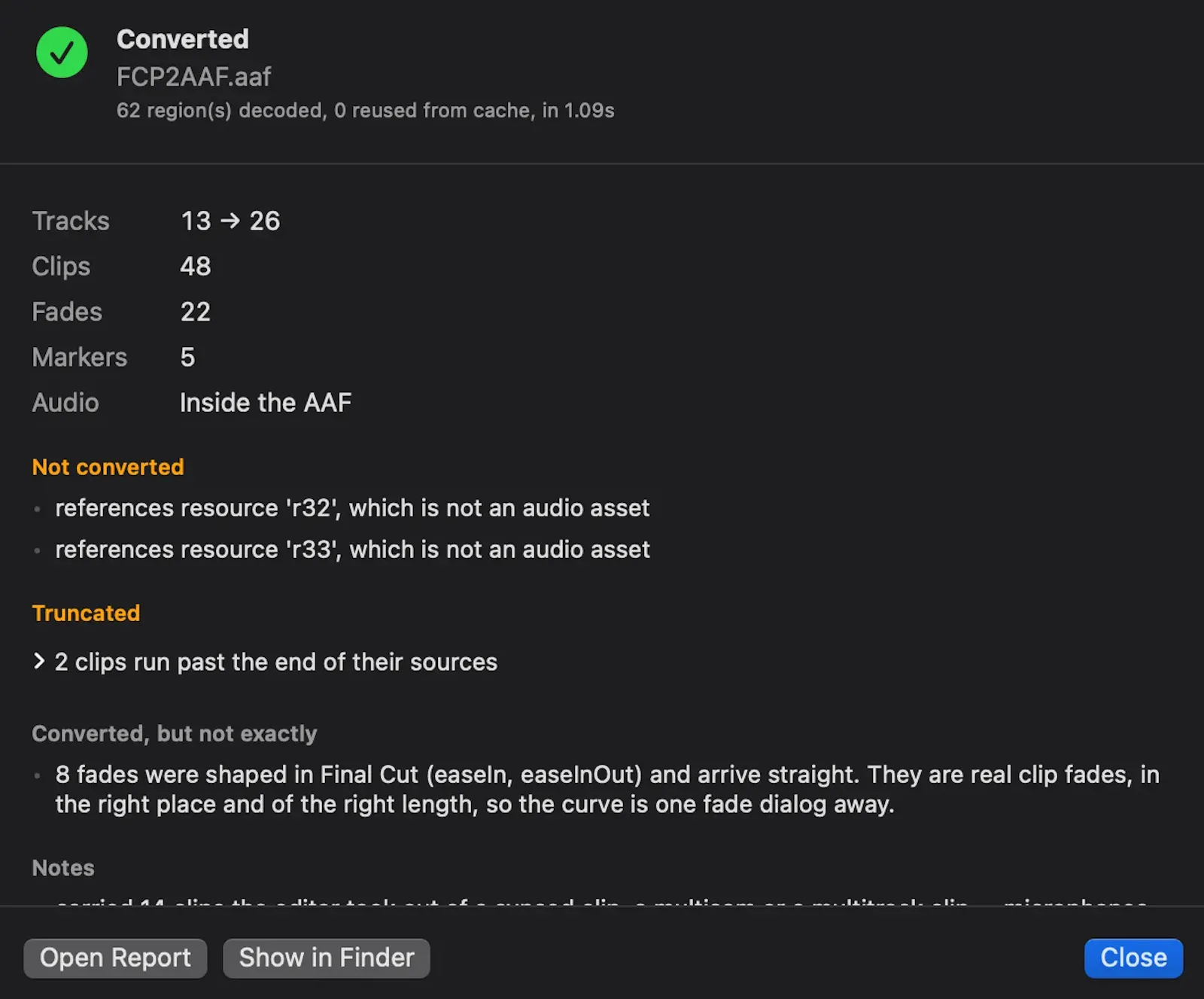 fcp2aaf screenshot 9
